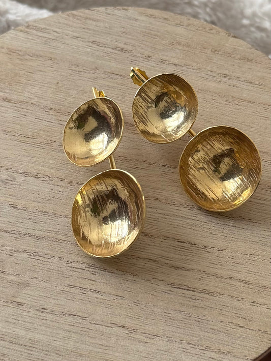 BOUCLE D'OREILLE CALEBASSE